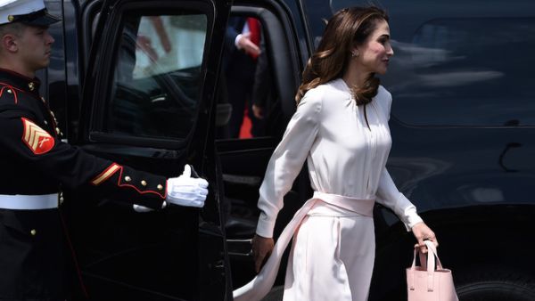 Queen Rania attended the main session of the fifth annual Teacher Skills Forum (TSF) on Sunday. (AFP/ File Photo)