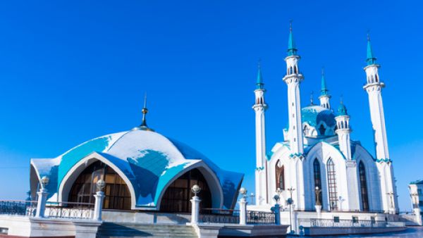 Kul Sharif Mosque in Kazan, Tatarstan, one of the largest mosques in Russia. (Shutterstock)