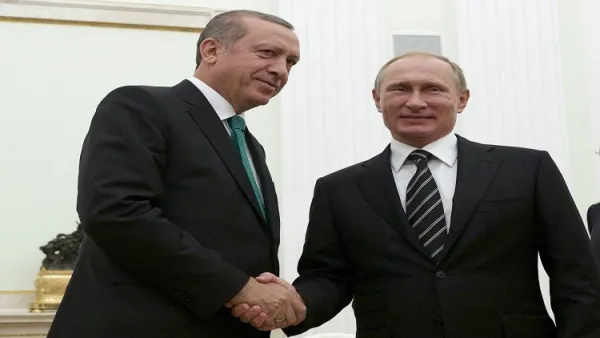 الرئيسان التركي رجب طيب أردوغان، والروسي فلاديمير بوتين