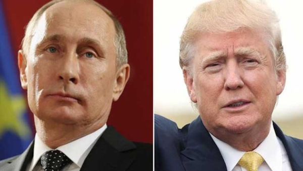  الرئيس الروسي فلاديمير بوتين ونظيره الأمريكي دونالد ترامب