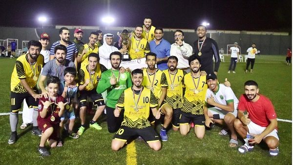 حقق الفريق الذي يرعاه فندق وأجنحة رمادا عجمان الفوز في دوري كرة القدم الأخير للشركات