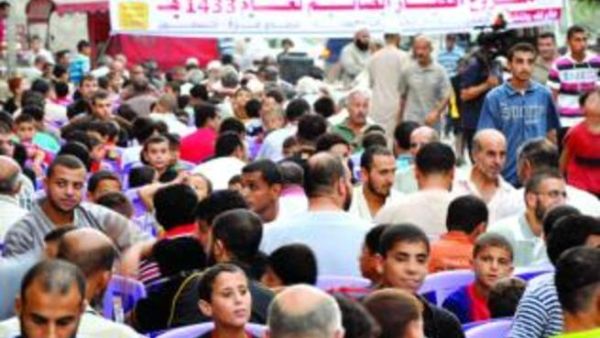 مشروع إفطار الصائم في غزة.
