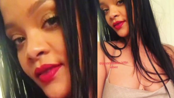 Birthday girl! Rihanna's turning 30 tomorrow, so she celebrated the last day of her twenties with a flirty snap of herself on Instagram Monday (Source: Rihanna - Instagram)