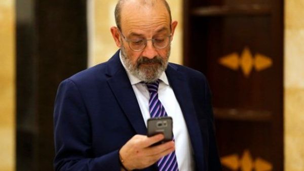 Caretaker Defense Minister Yaacoub Sarraf (Twitter)