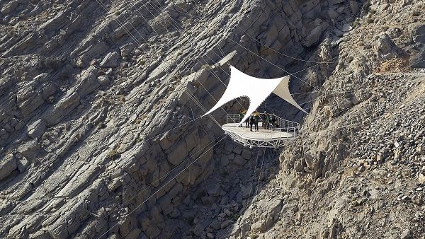 Thrill-seekers and adrenaline junkies will travel at speeds of up to 120kph to 150kph at a height of 1,680 metres above sea level on top of Jebel Jais mountain.