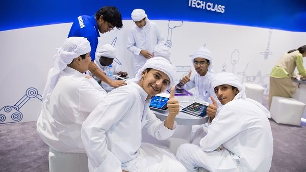 Samsung's stand at the WorldSkills Competition in Abu Dhabi. Samsung's stand at the WorldSkills Competition in Abu Dhabi.