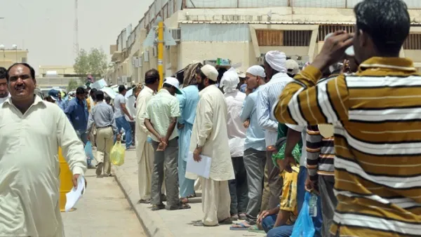 Saudi Arabia hopes to see at least 1 million foreign workers leave the country during this year's three-month grace period. (AFP/File)