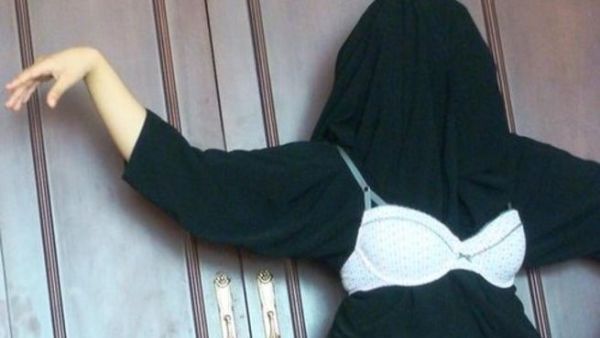 Image of Twitter post of Saudi woman. [ghawayesh]