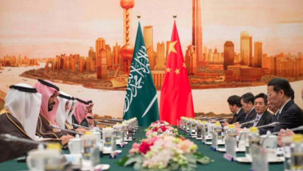 MoUs were also signed on the construction of a new city in Al-Asfar suburb, and on the Silk Road executive development program. (Saudi Press Agency)

