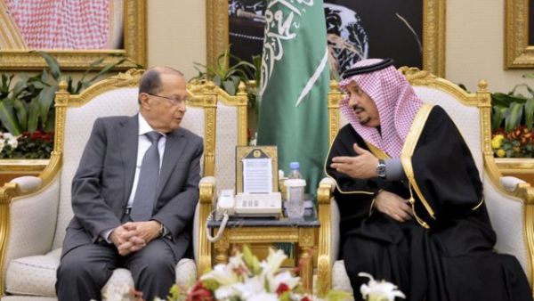 Lebanese President Michel Aoun's visit to Riyadh aims to restore ties. (Saudi Press Agency) 