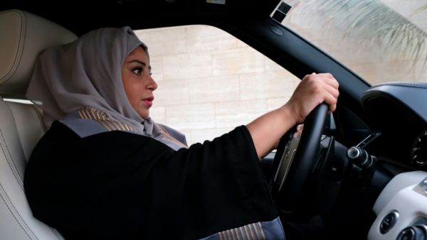 A Saudi woman drives her car in Jeddah. (AFP/ File Photo)