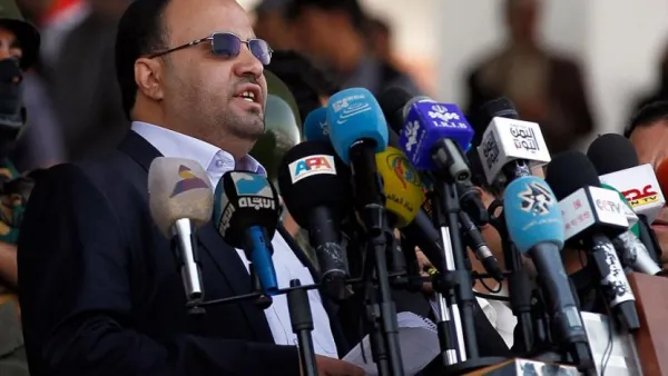Saleh al-Sammad was killed in an Arab Coalition Air Strike in Hodeidah. (AFP/ File Photo)