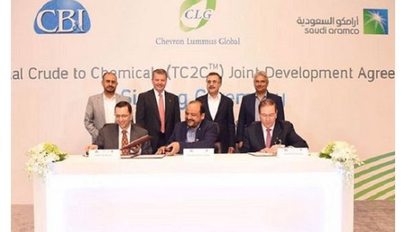 Saudi Aramco has signed a three-party Joint Development Agreement (JDA) to scale up and commercialize Aramco’s thermal crude to chemicals (TC2C) technology.
