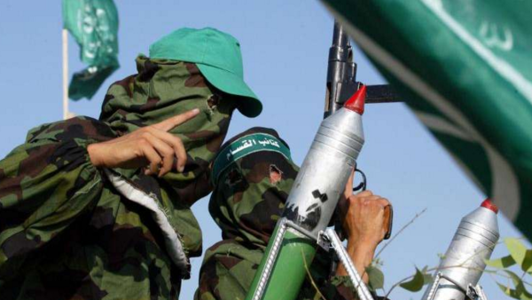 Hamas militants in Gaza. (photo: AFP/FAYEZ NURELDINE)