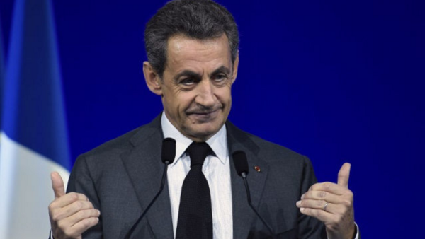 Nicolas Sarkozy is running again for French president. (AFP photo) 