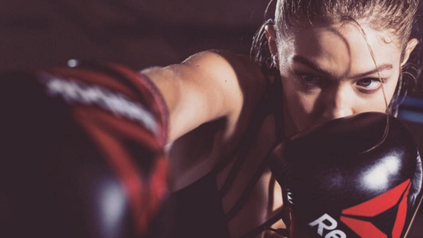 Gigi is the new face of Reebok. (Instagram)