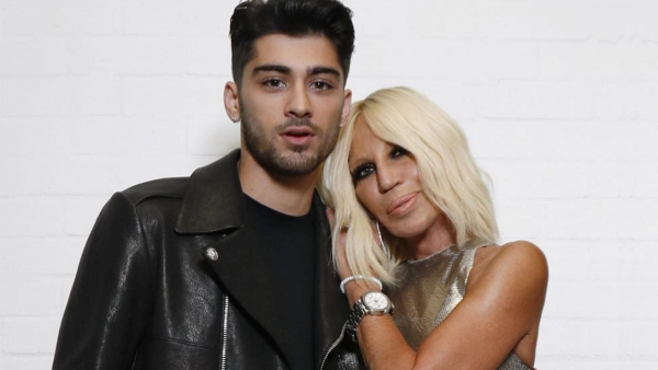 The 23-year-old pop star is teaming up with Donatella Versace. (Instagram)