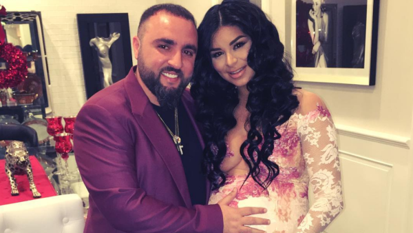 Rima with her husband Wassim when she was still pregnant. (Instagram)