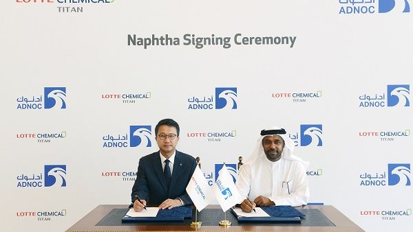 During the signing ceremony
