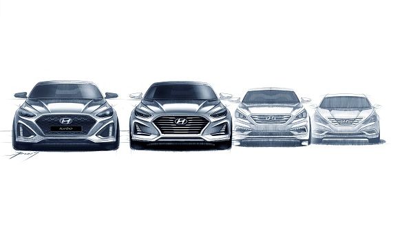 Hyundai will launch its refreshed Sonata mid-sized sedan in Africa and the Middle East next month. 