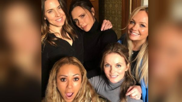 The latest: The Spice Girls, seen after reuniting for a lunch earlier this month, are believed to have signed contracts for concerts in the UK and the US (Source: @officialmelb - Instagram)