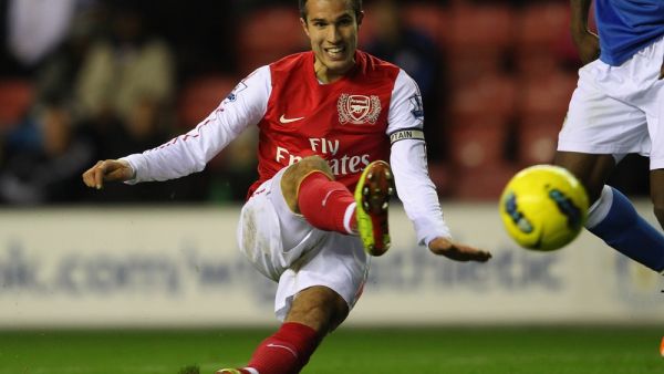 صورة أرشيفية لفان بيرسي بقميص آرسنال