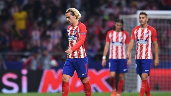 الحسرة بادية على وجه أنتوان غريزمان مهاجم أتلتيكو وزملائه