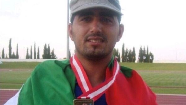 Abdullah Hayayei, 36, was hit by a metal pole while training for World Para Athletics Championships in London (Photo: Sharjah24)