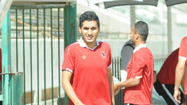 Ahly youngster Ahmed Hamdy during the team's training (Photo: Ahly's official website) 