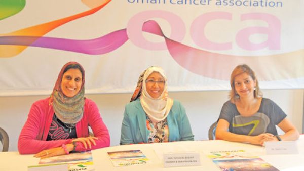 L-R: Asya al Lamki, Yuthar al Rawahy and Natalia Costa at the press meet on Sunday (source: Muscat Daily)