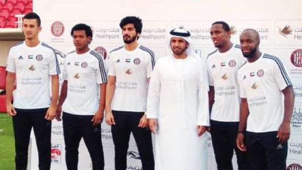 Al Jazira unveiled Diarra, Rashidov, Khalil, Brazilian Romarinho and defender Ali Ayed unveiled Diarra, Uzbek winger Rashidov, UAE’s mercurial forward Khalil, Brazilian striker Romarinho and defender Ali Ayed (Photo: Organizer)
