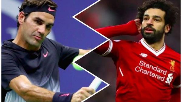 محمد صلاح وروجر فيدرر