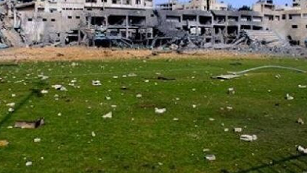 Football in Gaza offers a release from tough Gazan life (source: Facekoora)