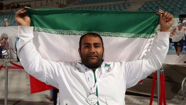 Iranian Paralympian athlete Hamed Amiri (Photo: Press TV)
