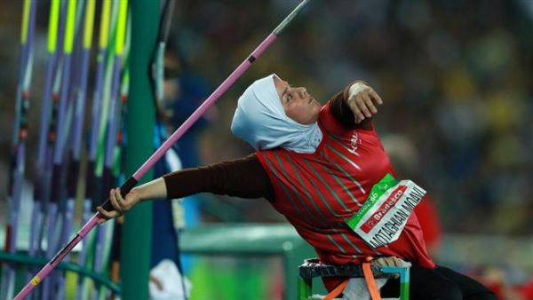 Iranian Paralympian athlete Hashemiyeh Motaghian Moavi (Photo: Press TV)