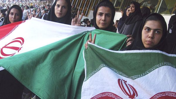 Iran qualified for the 2018 World Cup in Russia on Monday in a stadium free of female fans