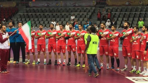 The national Iranian men’s handball team (source: presstv.ir)