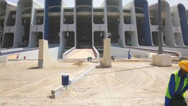 Zayed Sports City Stadium getting a facelift for the FIFA Club World Cup. (Photo: N.D. Prashant/Gulf News)