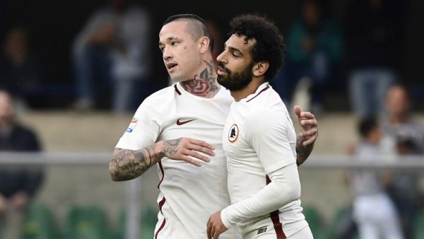 The new Liverpool signing called on his team-mate to join him in leaving Stadio Olimpico, a move that didn't go down well back in the Italian capital