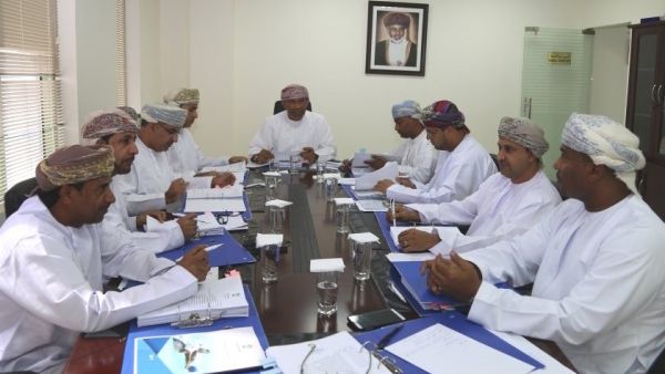 OSA chief Taha bin Sulaiman Al Kishry, centre, speaks during the OSA board meeting on Wednesday. Photo - Supplied