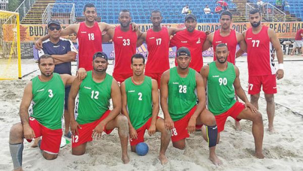Oman beach handball team