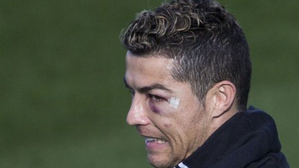 كريستيانو رونالدو خلال التدريبات