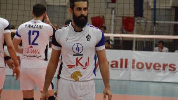 Iranian volleyball player Mir Saeid Marouf Lakrani (Photo: Press TV)