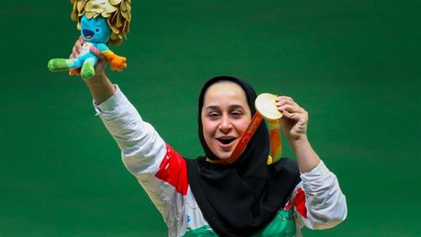 Iranian Paralympic sports shooter Sareh Javanmardi (Photo: Press TV)