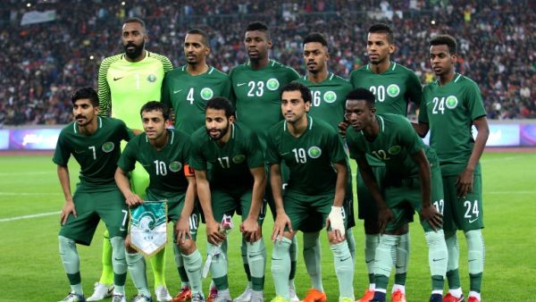 منتخب السعودية يقص شريط افتتاح المونديال الروسي