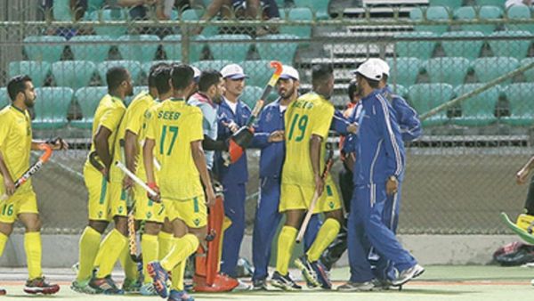 Players from Seeb Club assaulted the umpire as the match was ending (Photo: Muscat Daily)