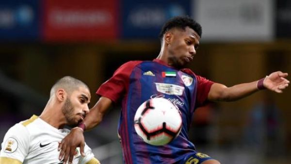 Ayovi claims the silverware in extra-time over Al Wahda (Photo: Gulf News)