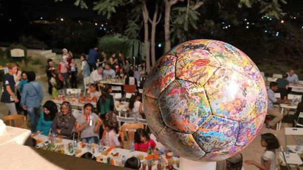 The Ball 2018 is being signed by thousands of people across the world to promote the values of fair play, humanity and empathy (Photo: Spirit of Football)
