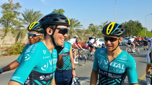 Vital Concept’s French sprinter Bryan Coquard came out on top at the end of first stage of the Tour of Oman. (Photo: TOO)