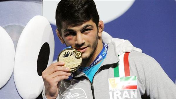 Iranian freestyle wrestler Hassan Yazdani Charati (Photo: Press TV)